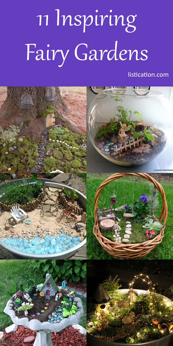 11 Inspiring Fairy Gardens (You know you want to make one!)