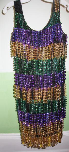 Dance the night away in your very own Mardi Gras flapper dress!